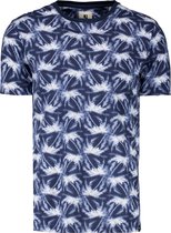 GARCIA Heren T-shirt Blauw - Maat M