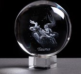 Avenir - Luxe Sterrenbeeld Taurus/Stier - 3D Glazen Bol - Astrologie - Home Decoratie - Cadeau