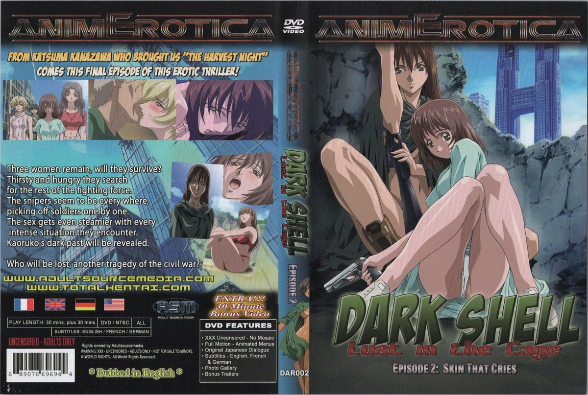 ASM Hentai: Dark Shell 2-Skin That Cries (Dvd), no | Dvds | bol
