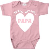 Romper baby-Vaderdag-Ik heb een super papa-Maat 92