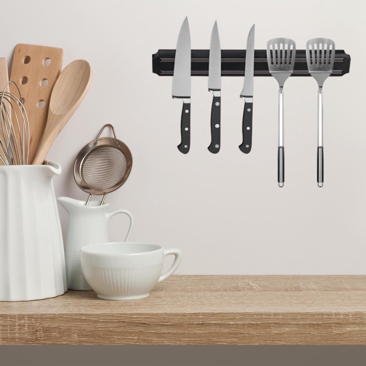 Ninonly Porte Couteau Magnetique 12inch(30cm) Porte Couteaux De Cuisine