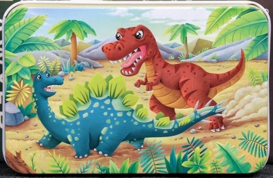 Kinderpuzzel Dinosaurus - - 22.5x14 - vanaf 4 jaar | bol.com
