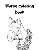 Horse coloring book