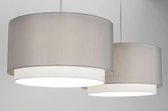 Lumidora Hanglamp 30723 - 2 Lichts - E27 - Grijs - Staal