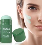 Green Mask Stick - Huidverzorging - Gezichtsmasker - Kleimasker - Mee Eters & Acne verwijderen - Acne verzorging - Vette huid - Mee-eter verwijderaar - Poriën reiniger -Blackhead - Verzachtend -Verkoelend - Dermatologisch getest