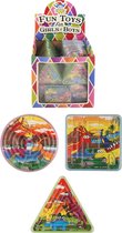 Uitdeelcadeaus Dino doolhof display (96stuks) - Traktatie