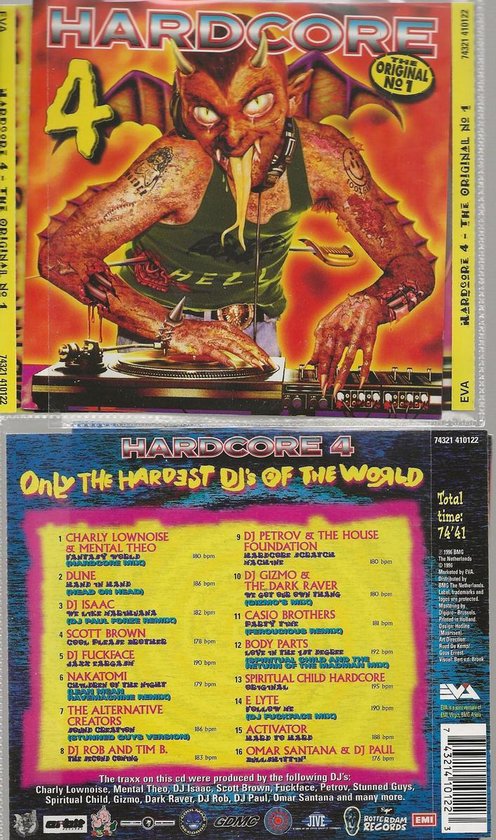 Hardcore 4 (The Original No. 1), Various | CD (album) | Muziek | bol.com