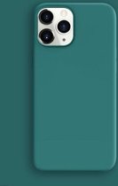 X-level Fancy Series vloeibare siliconen volledige dekking beschermhoes voor iPhone 12 mini (groen)