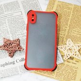 Voor iPhone XS / X TPU + pc Vierhoekige anti-vallende huidbeschermingsschaal (NEWCF-1)