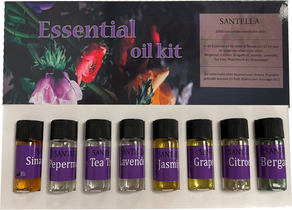 Goedkoopste Etherische Oliën 8 stuks - 15ml - 100 puur en natuurlijk - Geschikt voor Aroma diffuser- Essentiële olie set