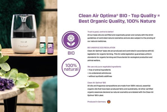 Clean Air Optima® Lavendel - 100% Puur & Biologisch - Etherische Olie - 10ml