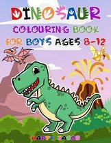 Dinosaur Colouring Book For Boys Ages 8-12