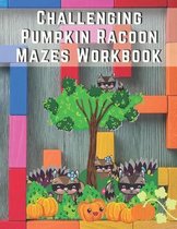 Challenging Pumpkin Racoon Mazes Workbook