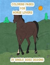 Coloring Pages for Horse Lovers