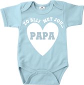 Romper baby-Vaderdag-Ik ben zo blij met jou papa-Maat 74