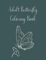 Adult Butterfly Coloring Book