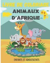 Livre de coloriage animaux d'Afrique