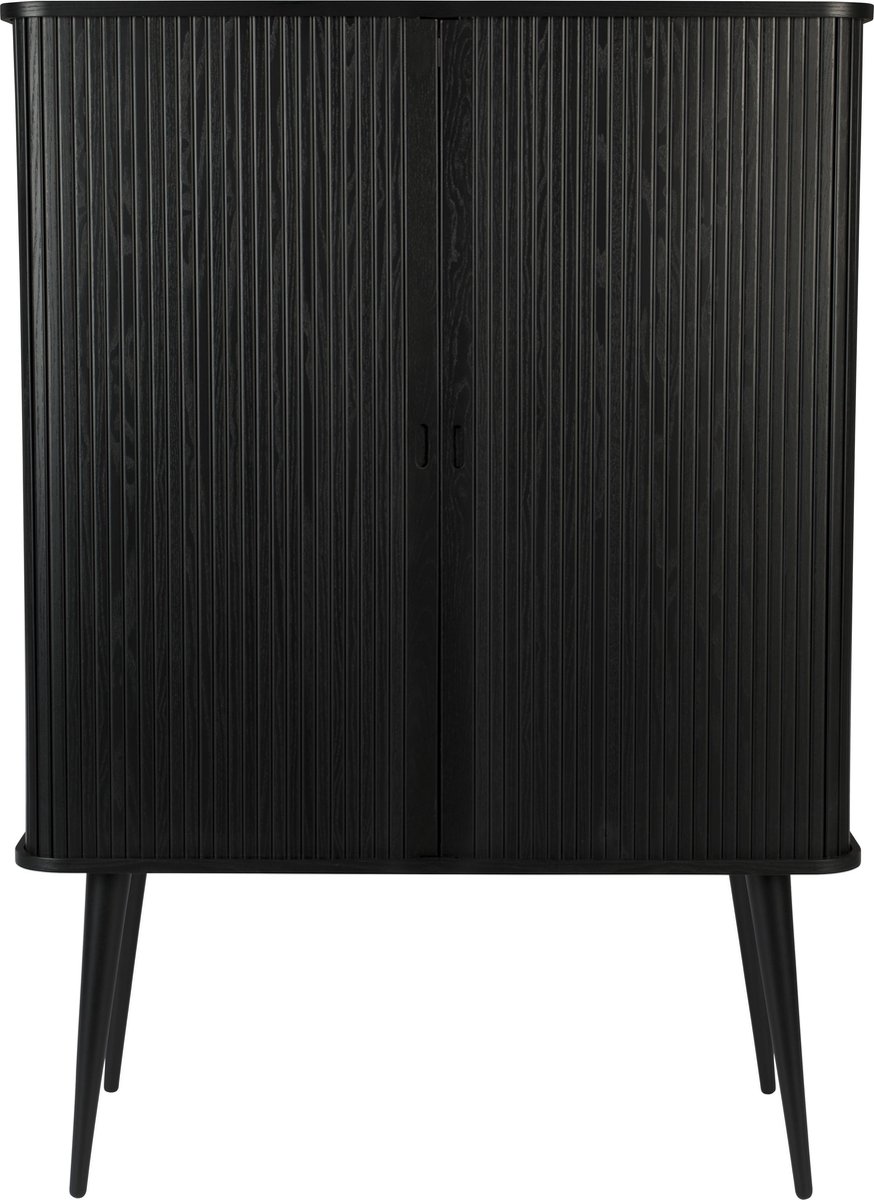 Zuiver Barbier Kast/ Opbergkast Hout Zwart
