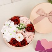 Valentijn - Verjaardag Cadeau - Verwenpakket Vrouw - Geschenkdoos - Kado Voor Haar - Cadeau vrouw - Moederdag - Giftbox - Flowerbox - Vaderdag - Rondvormig