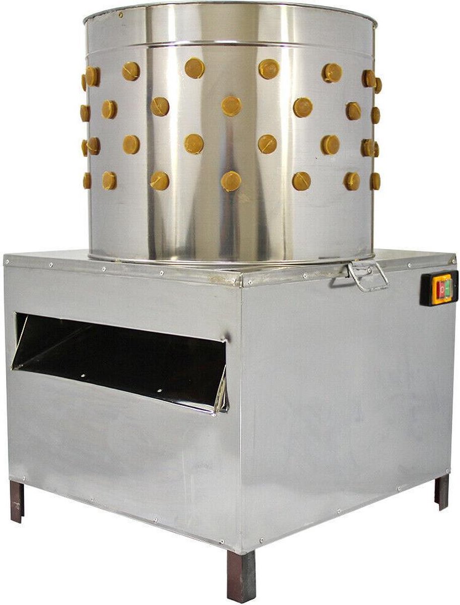 Kip Plukker Machine, roestvrij staal kip veer plukker voor pluimvee kip, vogel, eend, kalkoen, kwartel, landbouw abattoir, 110 Rubber Fingers
