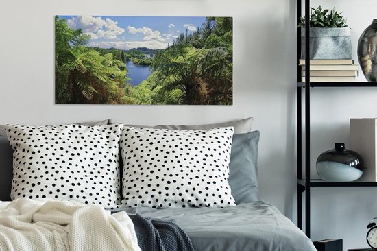 Panorama du parc national de Whanganui en Nouvelle-Zélande Toile 80x40 cm - Tirage photo sur toile (Décoration murale salon / chambre)
