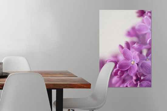 Feuilles de lilas en pleine floraison Toile 40x60 cm - Tirage photo sur toile (Décoration murale salon / chambre)