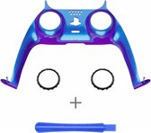 PS5 Controller Behuizing Shell - Blauw / Paars Metallic - Cover Shell
