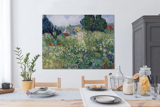 Peintures sur toile - Marguerite Gachet dans le jardin - Vincent van Gogh - 120x90 cm - Art Décoration murale