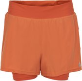 Newline 2 IN 1 Sportbroek - Maat L  - Vrouwen - oranje