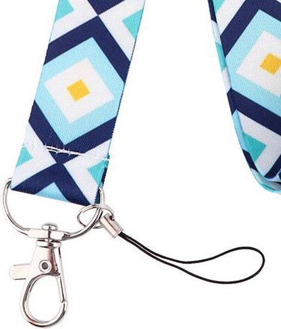 YOYOL Schouderkoord, ketting, sleutelhanger, kwaliteithouder voor omhangkoord, premium kwaliteit, voor ID-badge, sleutels, portemonnee, mannen en vrouwen, cool sleutelkoord, 155 zilvergrijs, 20/Long