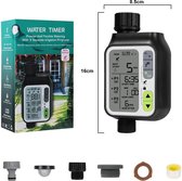 HN®  Automatische irrigatie-timer | tuintimer | irrigatiesysteem | tuintimer | groot display, IP65