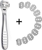 Eelt verwijderaar | Eeltrasp | Eelt | Voetrasp pedicure | Pedicure apparaat | Pedicure apparaat eelt verwijderaar | Pedicure producten | Eeltschaaf | Voet rasp | Incl 10 mesjes | R