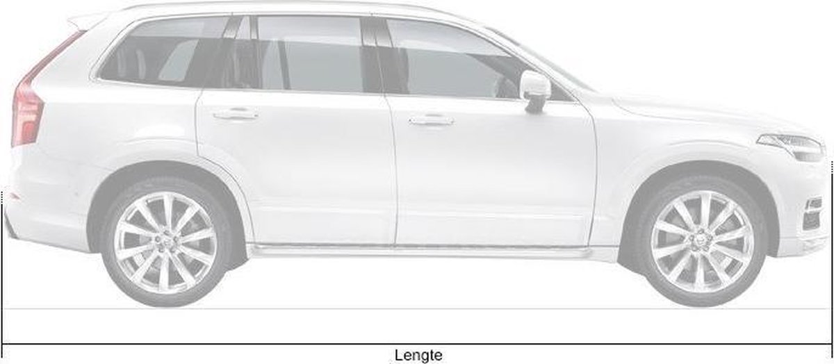 BOXX SUV indoor autohoes van DS COVERS – Indoor – Bescherming tegen stof en vuil – SUV/Jeep-Fit – Extra zachte binnenzijde – Stretch-Fit pasvorm – Incl. Opbergzak - Zwart - Maat XL