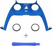 PS5 Controller Behuizing Shell - Blauw Soft Touch - Cover Shell