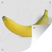 Copie du poster jardin banane jaune 100x100 cm - Toile de jardin / Toile d'extérieur / Peintures d'extérieur (décoration de jardin)