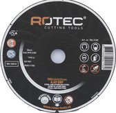 Rotec Doorslijpschijf t.b.v. staal en RVS  ø180x2,0xø22,2 Goldline (25 stuks)