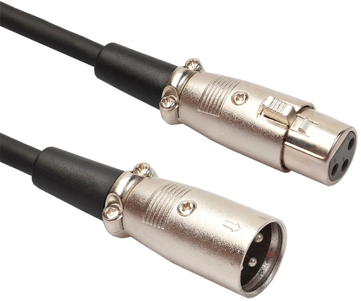 1,8 m 3-pins XLR male naar XLR vrouwelijke microfoonkabel