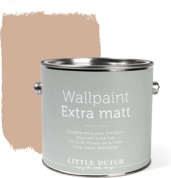 optillen koppeling Besmetten Little Dutch - Muurverf Mat - Faded Rust - Oranje - 2,5 liter | bol.com