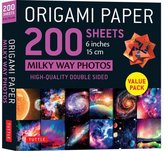 Origami Paper 200 sheets Milky Way Photos 6 Inches 15 cm Tuttle Origami Paper HighQuality Double Sided Origami Sheets Printed with 12 Different for 6 Projects Included Stationery