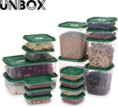 UNBOX - Vershoudbakjes Set - Meal Prep Bakjes - Diepvriesbakjes - Vershouddoos - 17 stuks
