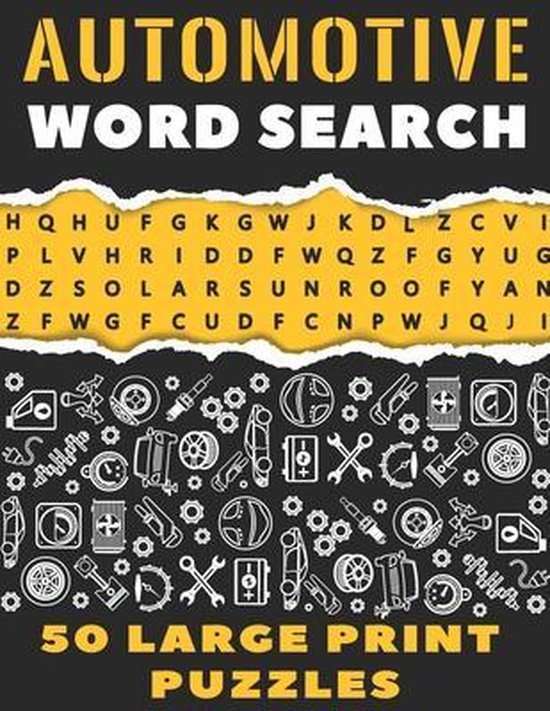 Automotive Word Search 50 Large Print Puzzles 9798713322649 Belfen