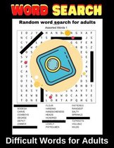 Random Word Search Book for Adults