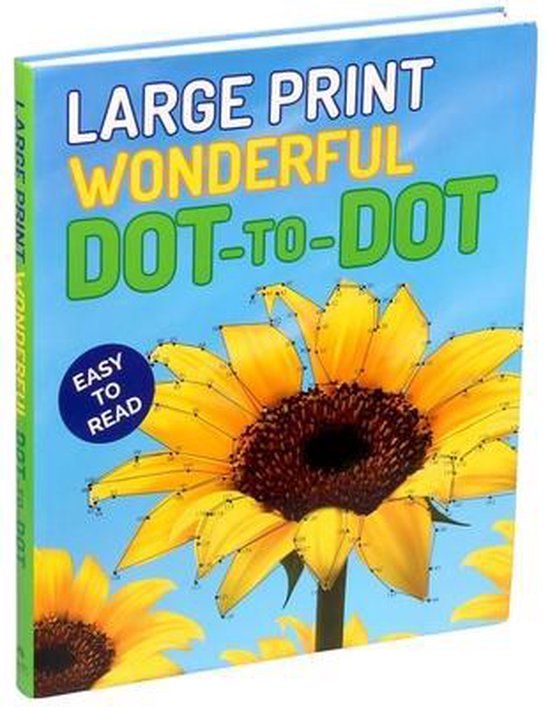 Large Print Puzzle Books Large Print Wonderful DotToDot, Editors Of