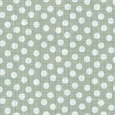 Bonita tafelzeil -160cm rond - 3E3/29 - Polkadot - Groen