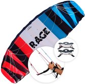 Flexifoil 3.5m² Rage 2021 Sport Power Kite met lijnen en handvatten