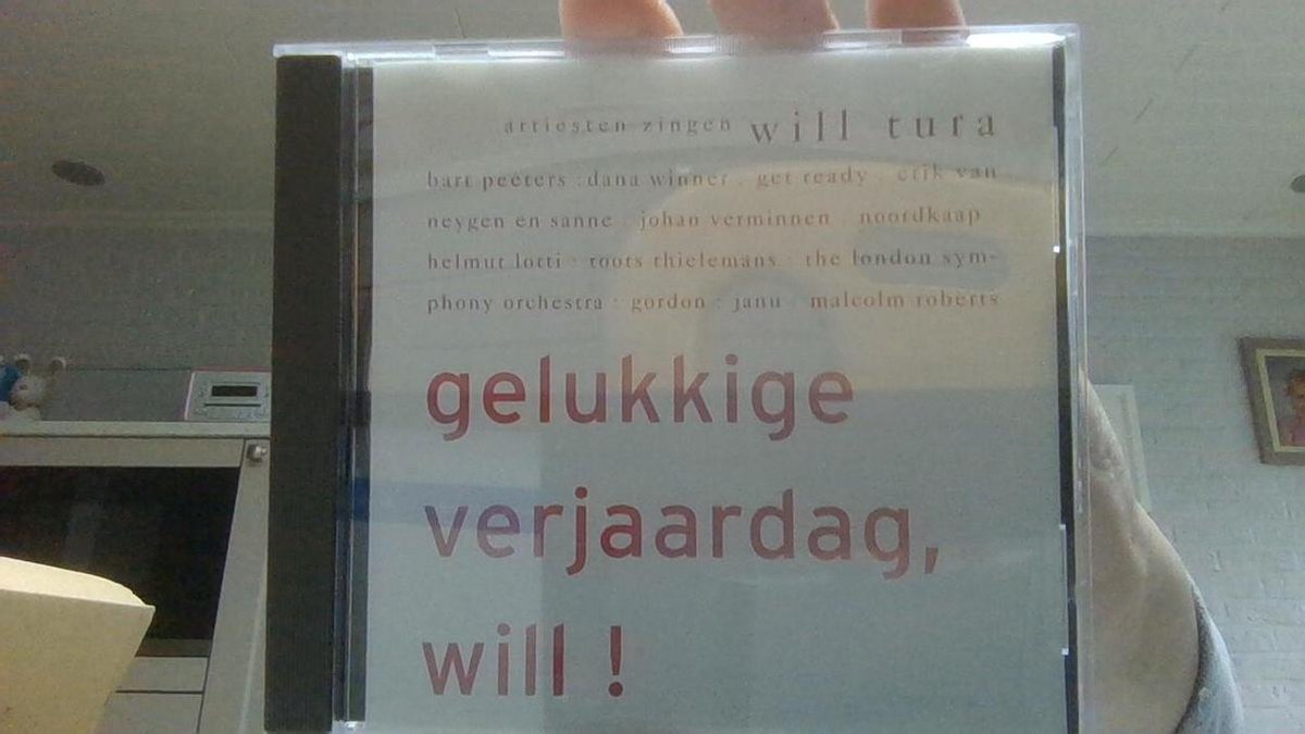 GELUKKIGE VERJAARDAG WILL