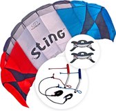 Flexifoil Powerkite 2.4m² 'Sting' Strand Sport Stunt Volwassen Kinder Vlieger