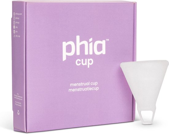 Phia Cup - Menstruatie cup - Menstruatiecup - Menstrual cup- Duurzaam - Zero Waste - Herbruikbaar - Tampons zijn verleden tijd - Phia