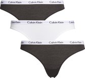 Calvin Klein dames slips (3-pack) - zwart, wit -  Maat S
