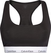 Calvin Klein dames unlined bralette plus size zwart - XL